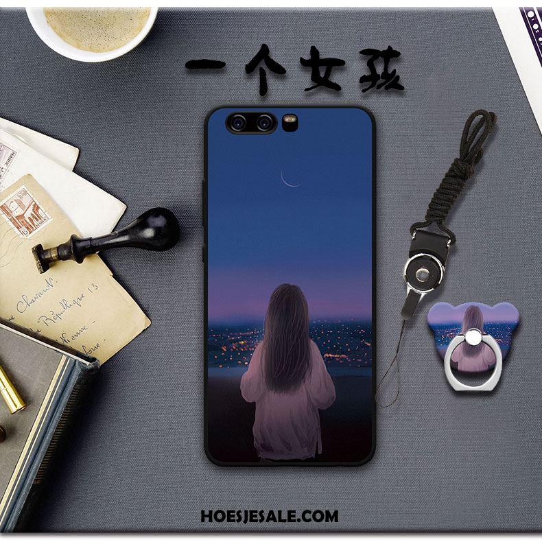 Huawei P10 Hoesje Zacht Zwart Mobiele Telefoon Hoes Trend Online
