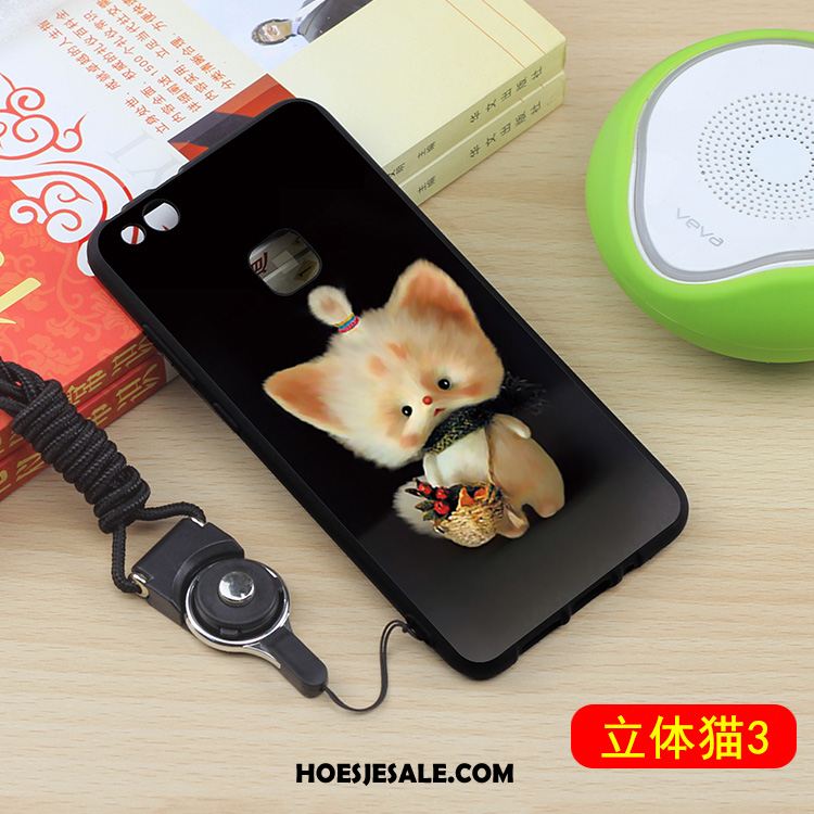 Huawei P10 Lite Hoesje Dierlijk Hanger Spotprent Zacht Ondersteuning Online