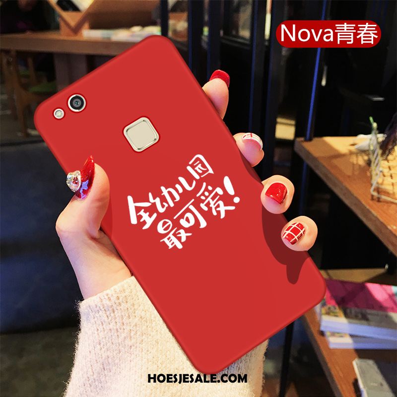 Huawei P10 Lite Hoesje Lovers Persoonlijk Hoes Rood Jeugd Goedkoop