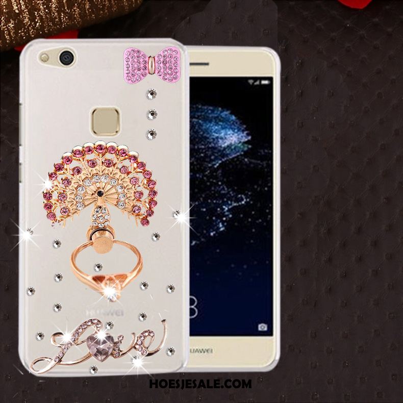 Huawei P10 Lite Hoesje Mobiele Telefoon Doorzichtig Met Strass Hoes Zacht Korting