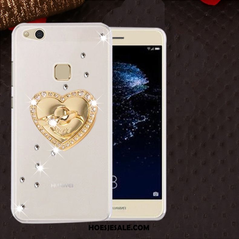 Huawei P10 Lite Hoesje Mobiele Telefoon Doorzichtig Met Strass Hoes Zacht Korting