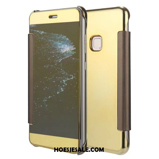 Huawei P10 Lite Hoesje Purper Hoes Mobiele Telefoon Leren Etui Bescherming Korting