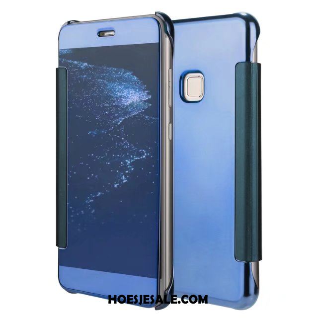 Huawei P10 Lite Hoesje Purper Hoes Mobiele Telefoon Leren Etui Bescherming Korting