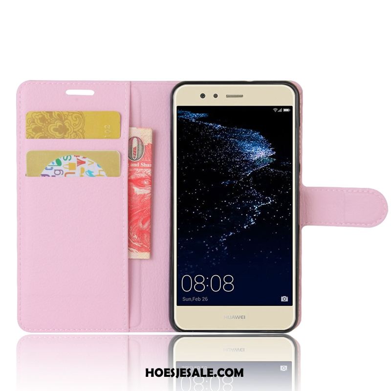 Huawei P10 Lite Hoesje Purper Mobiele Telefoon Trend Clamshell Leren Etui Goedkoop