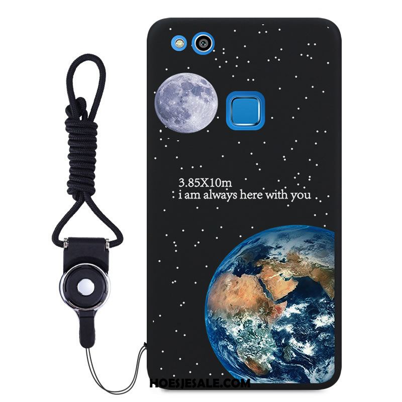 Huawei P10 Lite Hoesje Reliëf Bescherming Jeugd Mobiele Telefoon Zwart Kopen