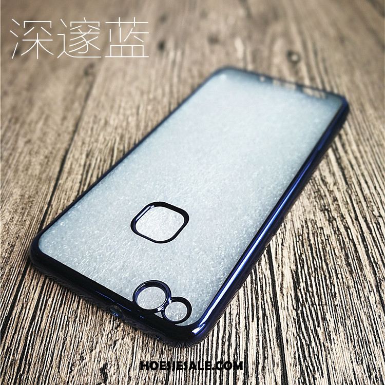 Huawei P10 Lite Hoesje Siliconen Doorzichtig Plating Hoes Dun Goedkoop