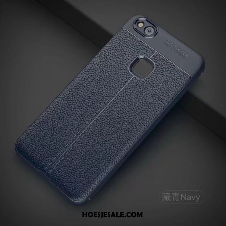 Huawei P10 Lite Hoesje Siliconen Kunstleer Rood All Inclusive Anti-fall Kopen