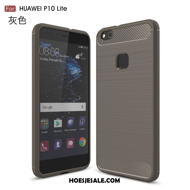 Huawei P10 Lite Hoesje Zacht Anti-fall Ring Klittenband Bescherming Online