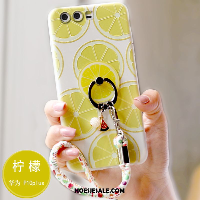 Huawei P10 Plus Hoesje Anti-fall Mobiele Telefoon Trend Roze Zacht Online
