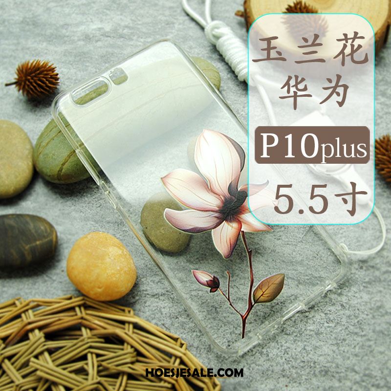 Huawei P10 Plus Hoesje Doorzichtig Vers Groen Zacht Siliconen Sale