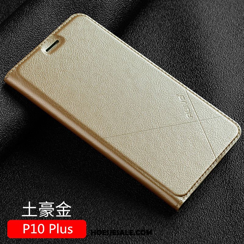 Huawei P10 Plus Hoesje Hoes Anti-fall Bescherming Leren Etui Clamshell Kopen