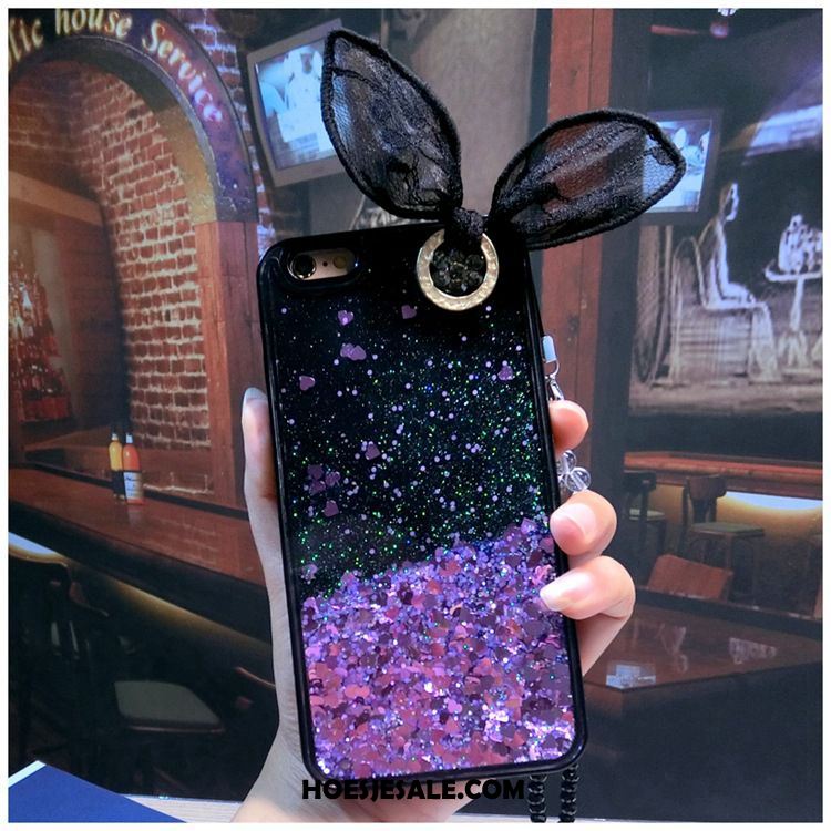 Huawei P10 Plus Hoesje Mobiele Telefoon Purper Met Strass Drijfzand Zacht Kopen