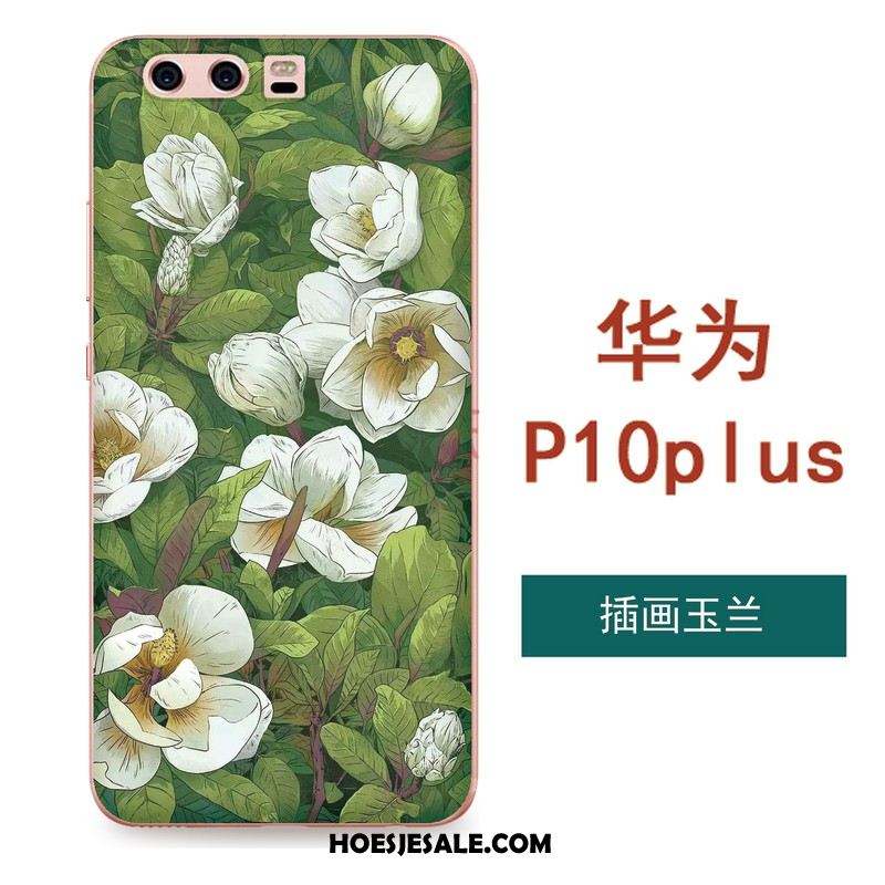 Huawei P10 Plus Hoesje Mobiele Telefoon Siliconen All Inclusive Zacht Groen