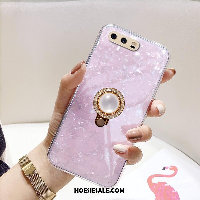 Huawei P10 Plus Hoesje Ring Hanger Anti-fall Mobiele Telefoon Met Strass Goedkoop