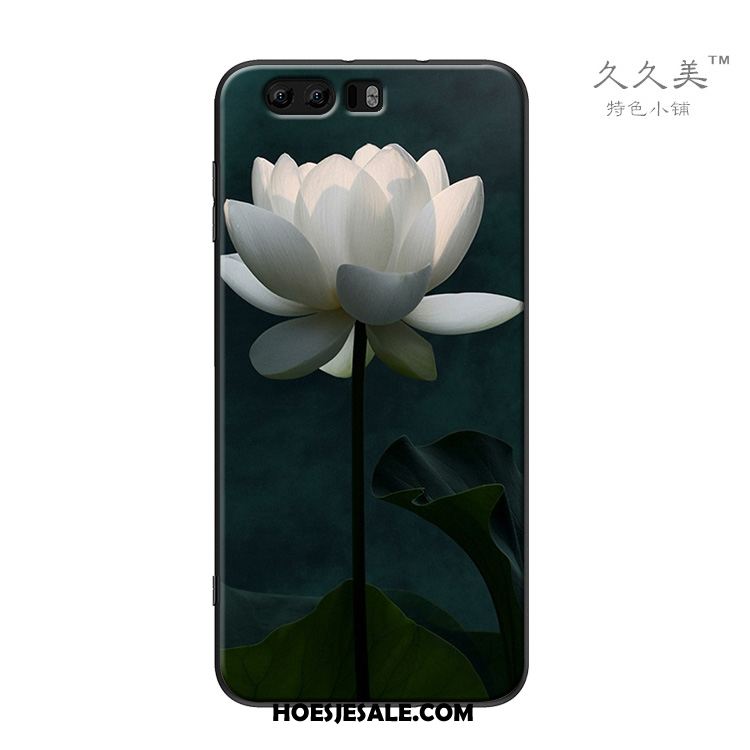 Huawei P10 Plus Hoesje Zacht Groen Mobiele Telefoon Chinese Stijl Bescherming Goedkoop