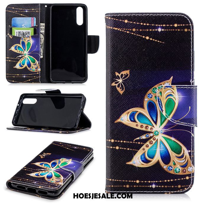 Huawei P20 Hoesje Anti-fall All Inclusive Mobiele Telefoon Clamshell Leren Etui Sale