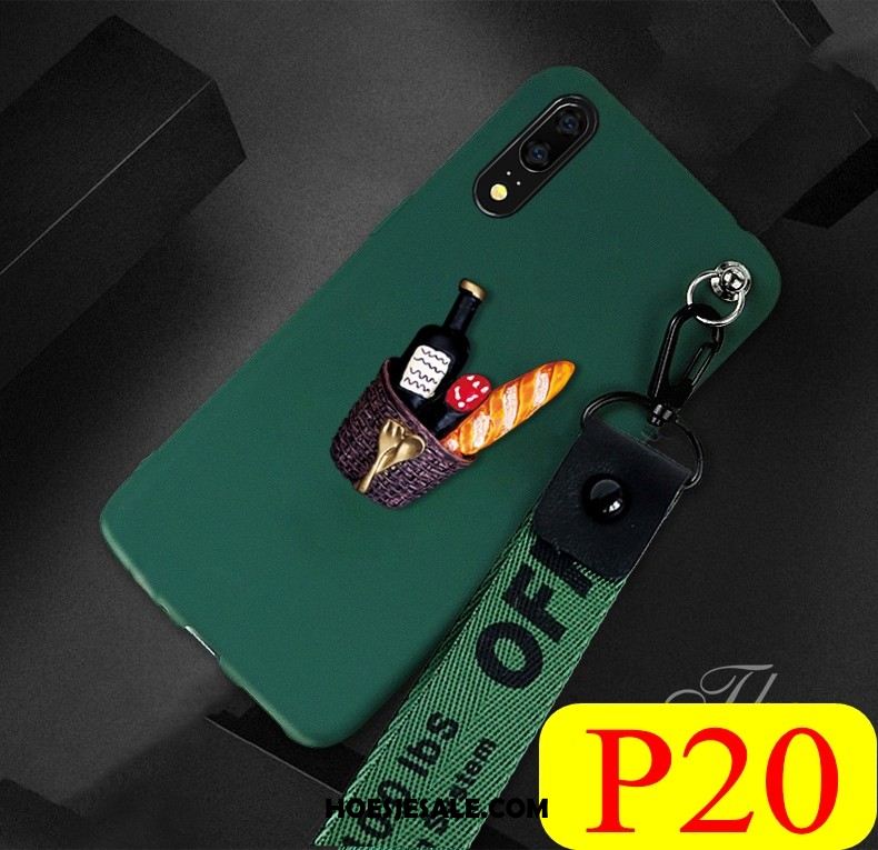 Huawei P20 Hoesje Anti-fall Hoes Net Red Schrobben Mobiele Telefoon Kopen