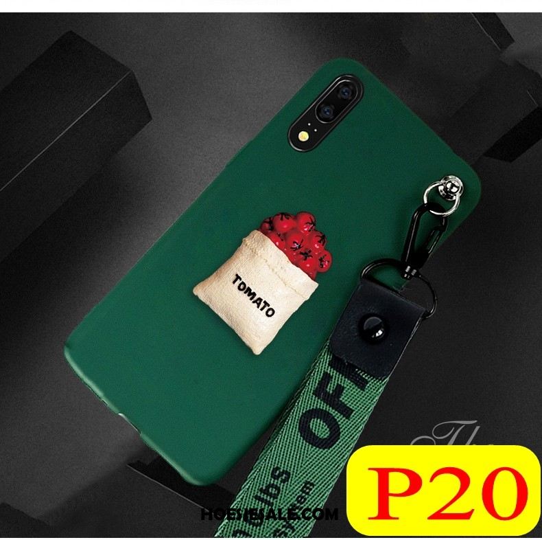 Huawei P20 Hoesje Anti-fall Hoes Net Red Schrobben Mobiele Telefoon Kopen