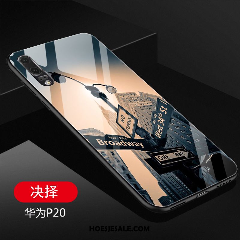 Huawei P20 Hoesje Glas Hoes Mobiele Telefoon Trend Scheppend Sale