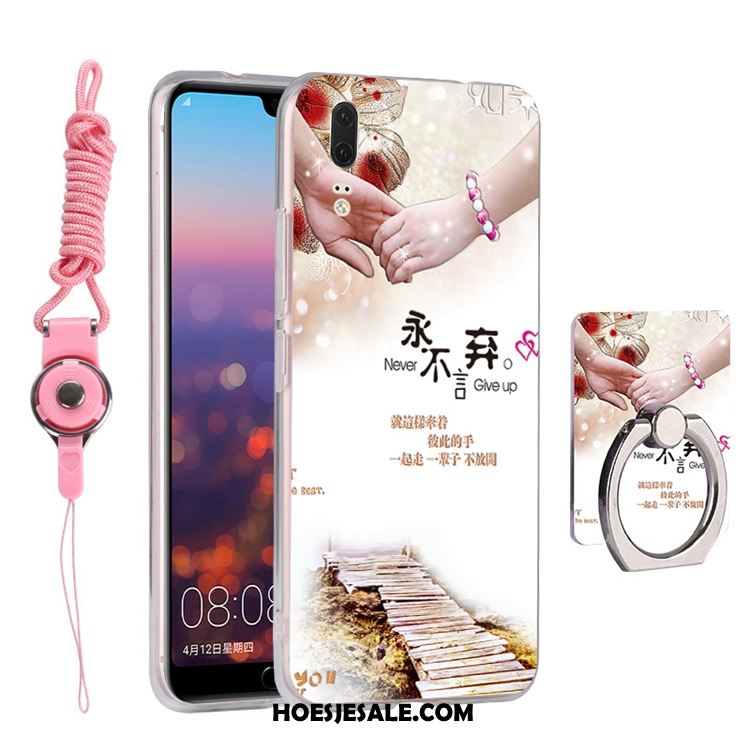 Huawei P20 Hoesje Glas Mini Mobiele Telefoon Zacht Wit Kopen