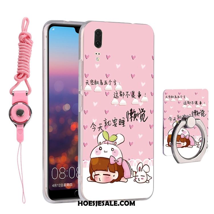Huawei P20 Hoesje Glas Mini Mobiele Telefoon Zacht Wit Kopen