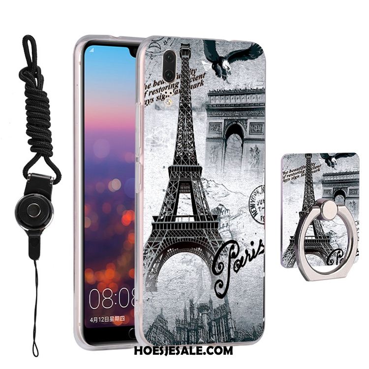 Huawei P20 Hoesje Glas Mini Mobiele Telefoon Zacht Wit Kopen