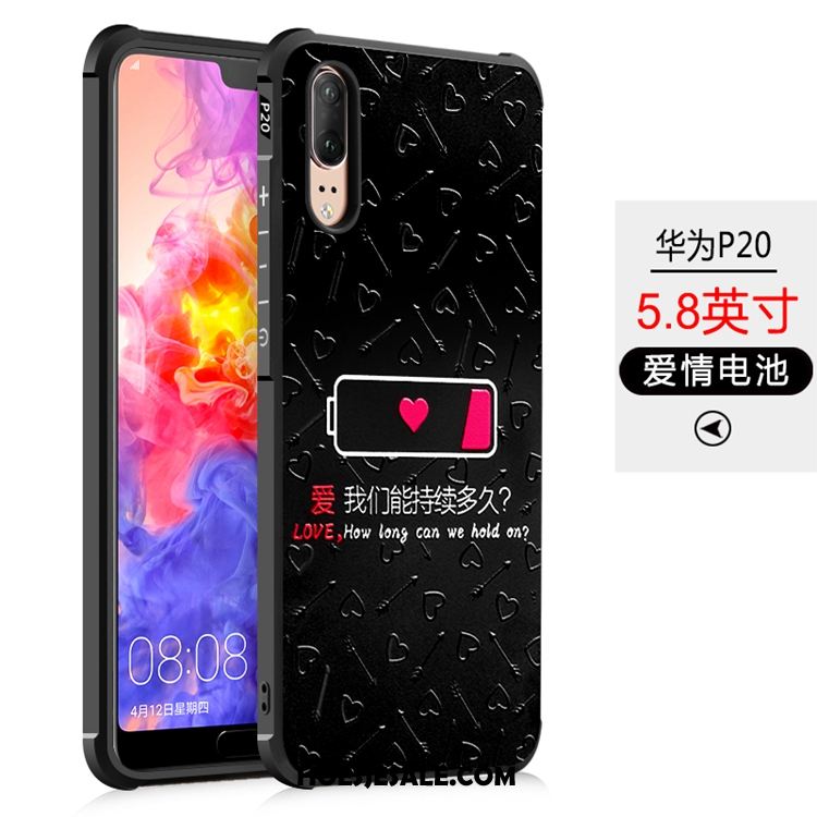 Huawei P20 Hoesje Hoes Mobiele Telefoon Gasbag Ondersteuning Anti-fall Online