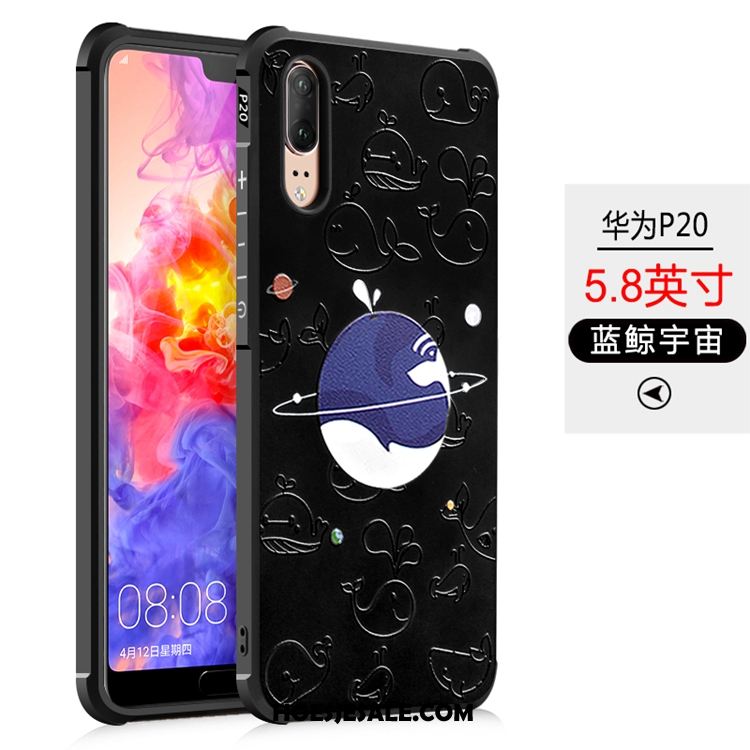 Huawei P20 Hoesje Hoes Mobiele Telefoon Gasbag Ondersteuning Anti-fall Online