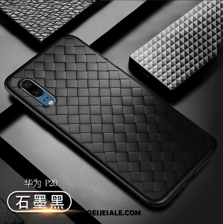 Huawei P20 Hoesje Hoes Tempereren Mobiele Telefoon Blauw Persoonlijk Winkel