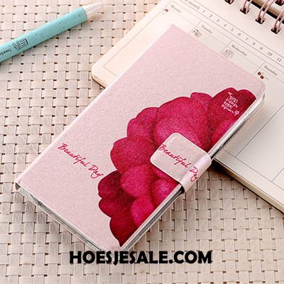 Huawei P20 Hoesje Mobiele Telefoon Bescherming Purper Anti-fall Leren Etui Sale