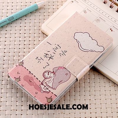 Huawei P20 Hoesje Mobiele Telefoon Bescherming Purper Anti-fall Leren Etui Sale