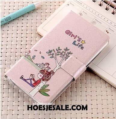 Huawei P20 Hoesje Mobiele Telefoon Bescherming Purper Anti-fall Leren Etui Sale