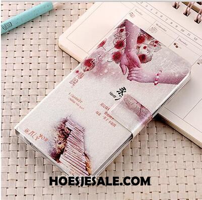 Huawei P20 Hoesje Mobiele Telefoon Bescherming Purper Anti-fall Leren Etui Sale