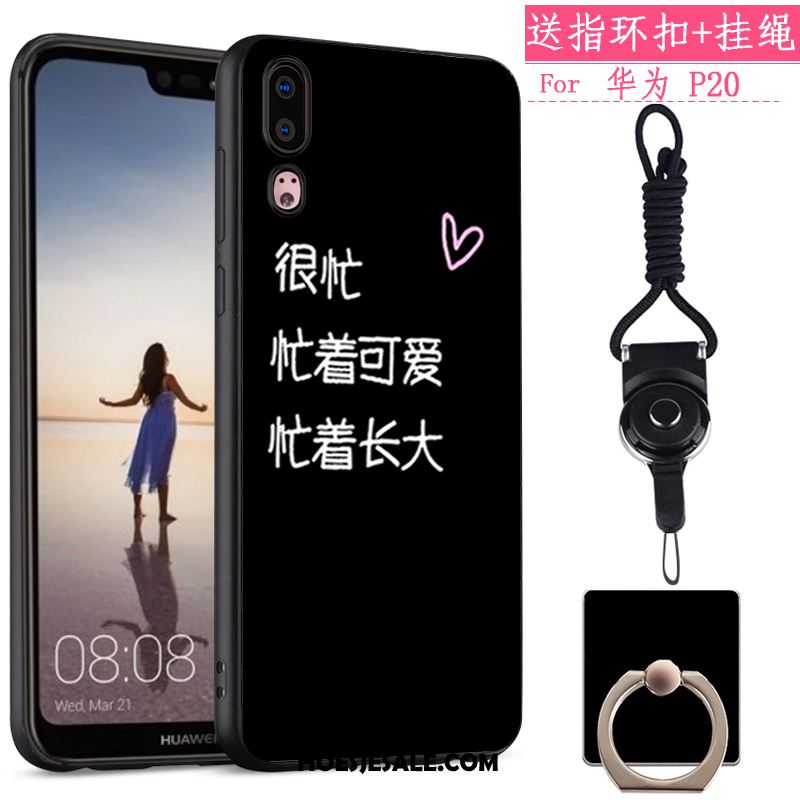 Huawei P20 Hoesje Mobiele Telefoon Spotprent All Inclusive Zacht Anti-fall Korting