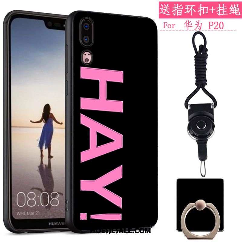 Huawei P20 Hoesje Mobiele Telefoon Spotprent All Inclusive Zacht Anti-fall Korting