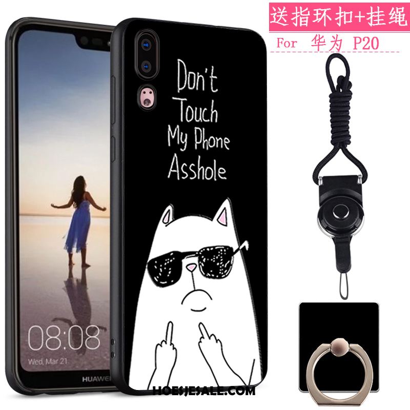 Huawei P20 Hoesje Mobiele Telefoon Spotprent All Inclusive Zacht Anti-fall Korting