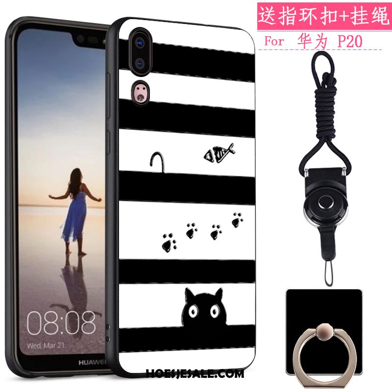 Huawei P20 Hoesje Mobiele Telefoon Spotprent All Inclusive Zacht Anti-fall Korting