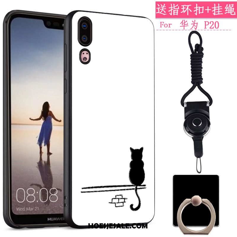 Huawei P20 Hoesje Mobiele Telefoon Spotprent All Inclusive Zacht Anti-fall Korting