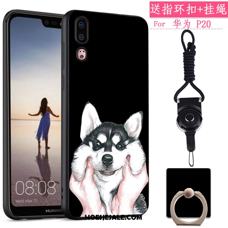 Huawei P20 Hoesje Mobiele Telefoon Spotprent All Inclusive Zacht Anti-fall Korting