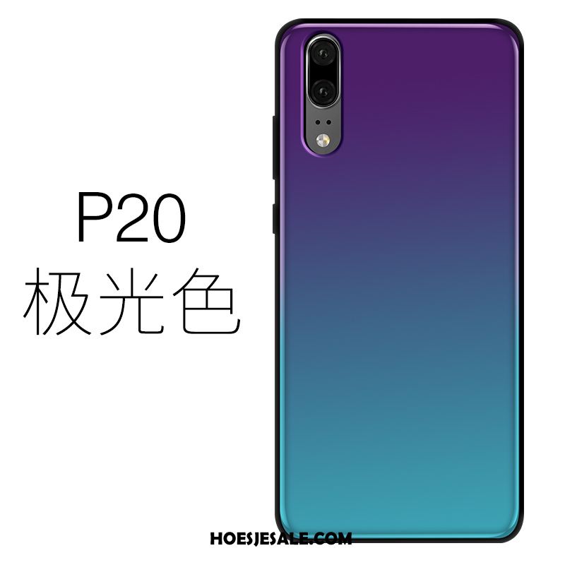 Huawei P20 Hoesje Siliconen Licht Mobiele Telefoon Groen Dun Kopen