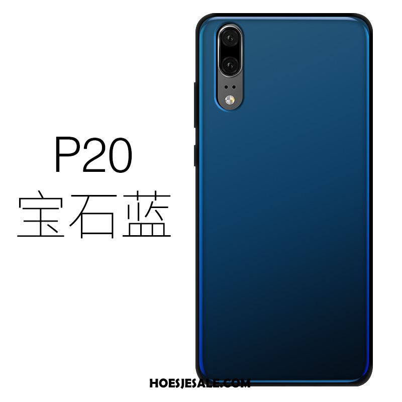 Huawei P20 Hoesje Siliconen Licht Mobiele Telefoon Groen Dun Kopen