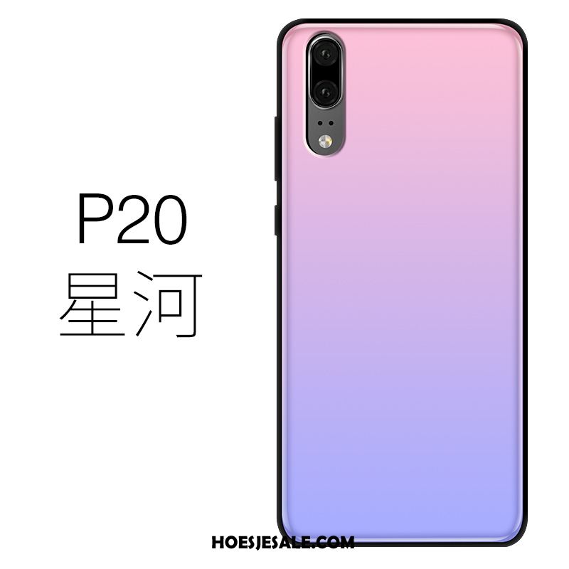 Huawei P20 Hoesje Siliconen Licht Mobiele Telefoon Groen Dun Kopen