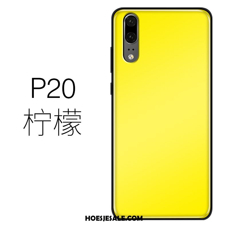 Huawei P20 Hoesje Siliconen Licht Mobiele Telefoon Groen Dun Kopen