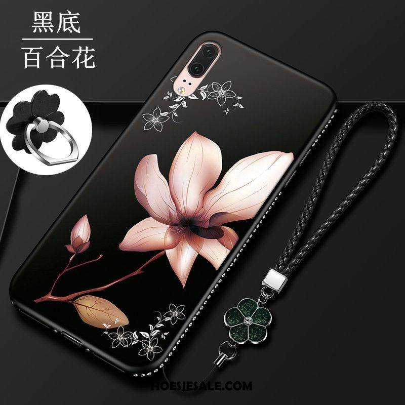 Huawei P20 Hoesje Zacht Rood Anti-fall Hoes Mobiele Telefoon Kopen