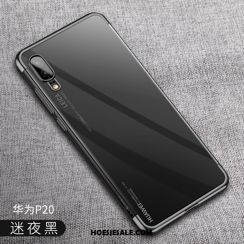 Huawei P20 Hoesje Zwart Nieuw Mobiele Telefoon Blauw Dun Aanbiedingen