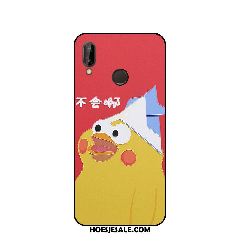 Huawei P20 Lite Hoesje Bescherming Geel Mobiele Telefoon Hanger Oranje Sale