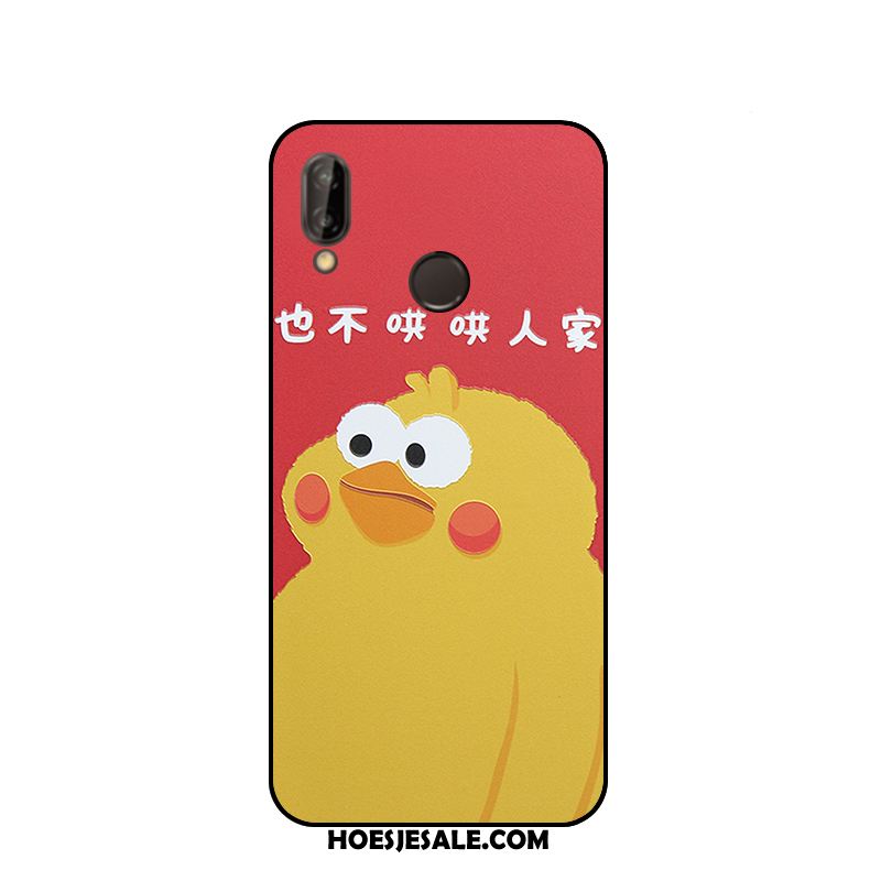 Huawei P20 Lite Hoesje Bescherming Geel Mobiele Telefoon Hanger Oranje Sale