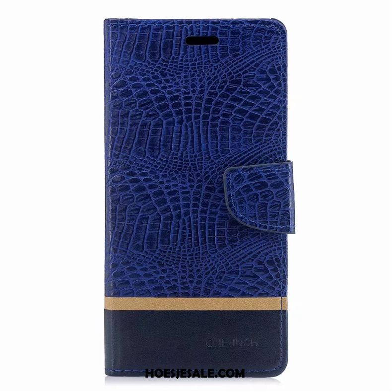 Huawei P20 Lite Hoesje Folio Leren Etui Bedrijf Bescherming Hoes Goedkoop