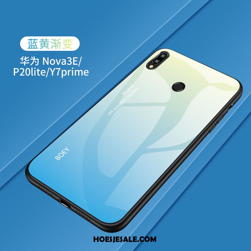 Huawei P20 Lite Hoesje Hoes Jeugd Gehard Glas Geel Mobiele Telefoon Online