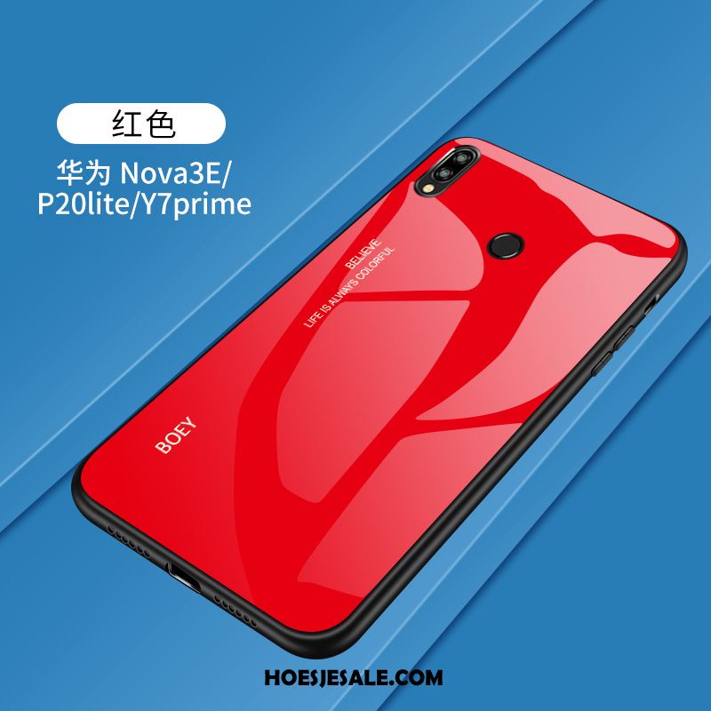 Huawei P20 Lite Hoesje Hoes Jeugd Gehard Glas Geel Mobiele Telefoon Online